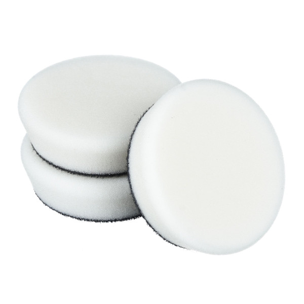 DP Pro Polierpads 50mm 3er Set Therminator Super Heavy Cut white 20mm Ø 55/65mm